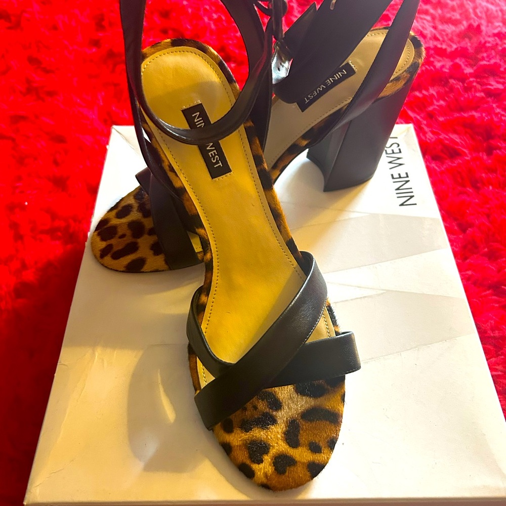 Nine West Women's Leopard Print Heels